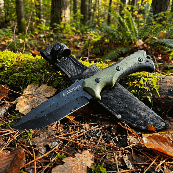 Couteau de survie lame fixe – robuste & polyvalent | Survimax